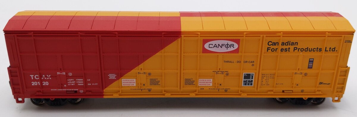 Proto 1000 101520 HO Canadian Forest 60' Thrall Door Boxcar #20120 EX/Box