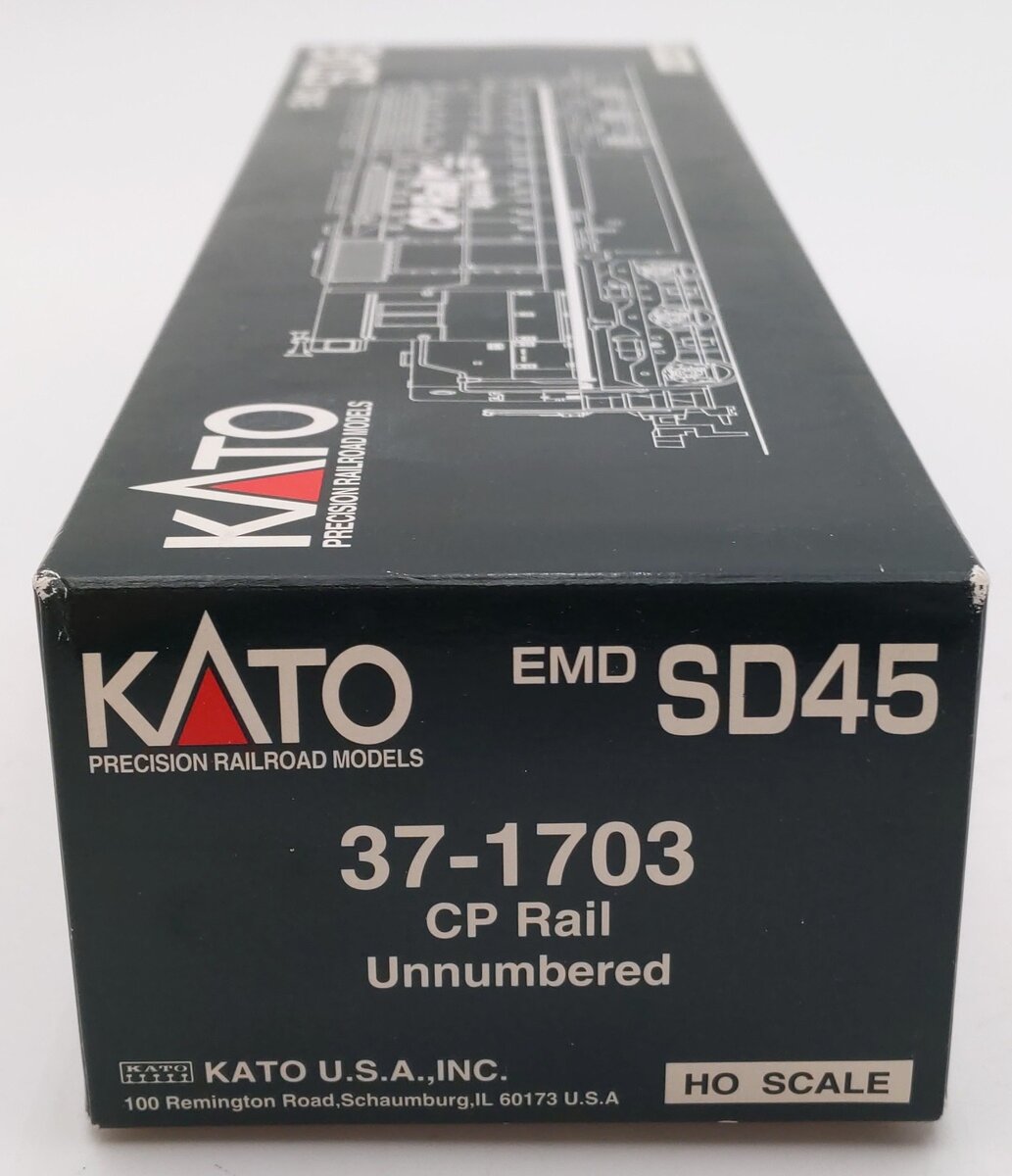 Kato 37-1703 HO Canadian Pacific Rail SD45 Diesel Locomotive EX/Box