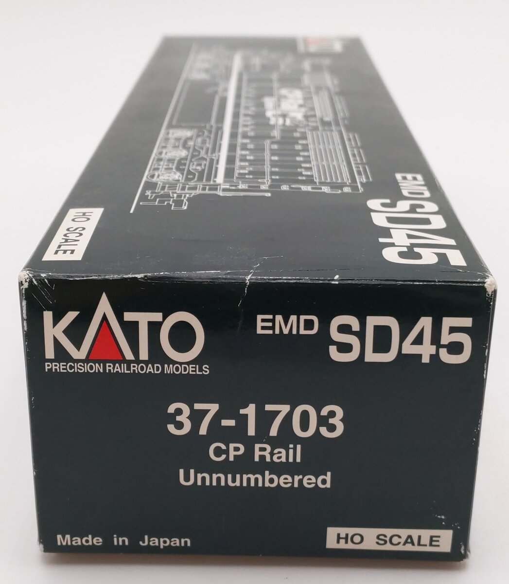 Kato 37-1703 HO Canadian Pacific Rail SD45 Diesel Locomotive EX/Box