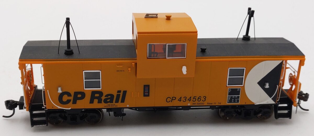 Rapido Trains 110011 HO Canadian Pacific Wide-Vision Caboose #434563 EX/Box