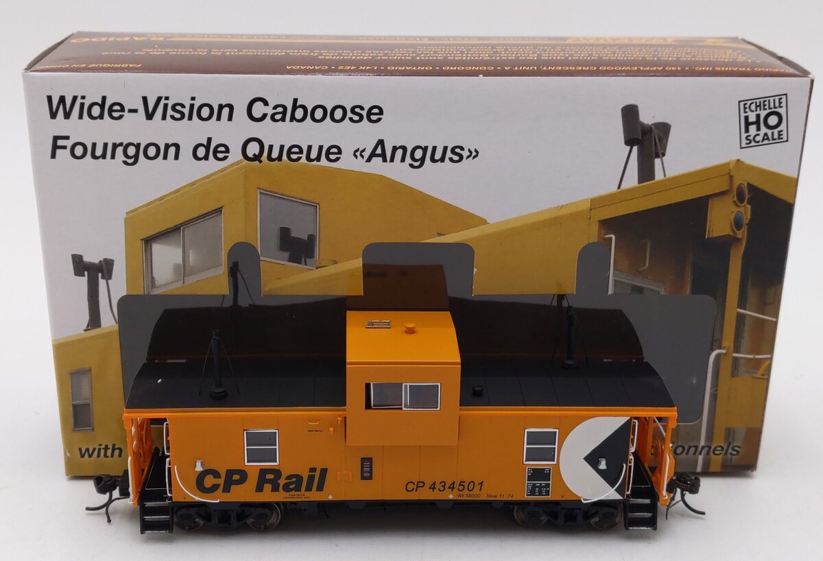 Rapido Trains 110005 HO Canadian Pacific Wide-Vision Caboose #434501 EX/Box