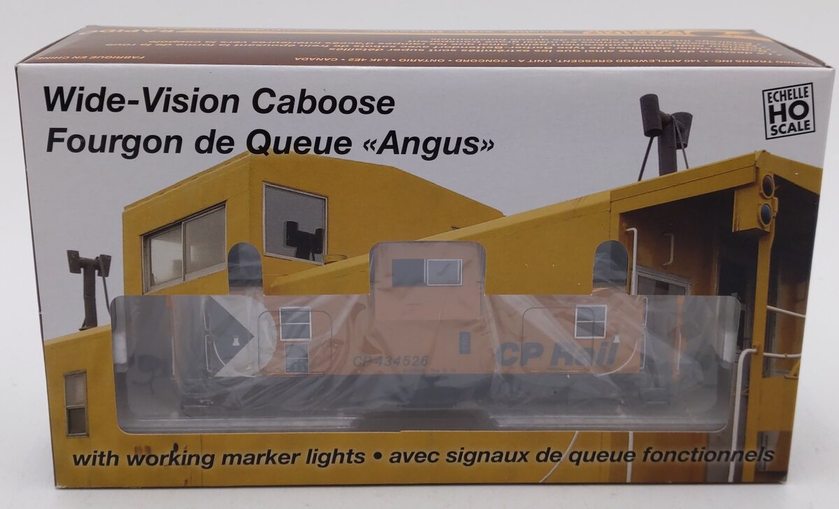 Rapido Trains 110007 HO Canadian Pacific Angus Wide-Vision Caboose #434526 MT/Box