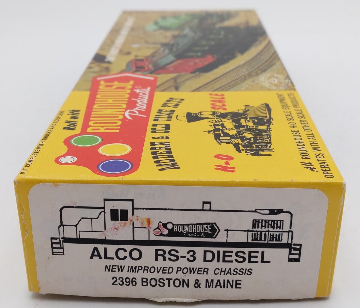Roundhouse 2396 HO Boston & Maine ALCO RS-3 Diesel #1508 VG/Box