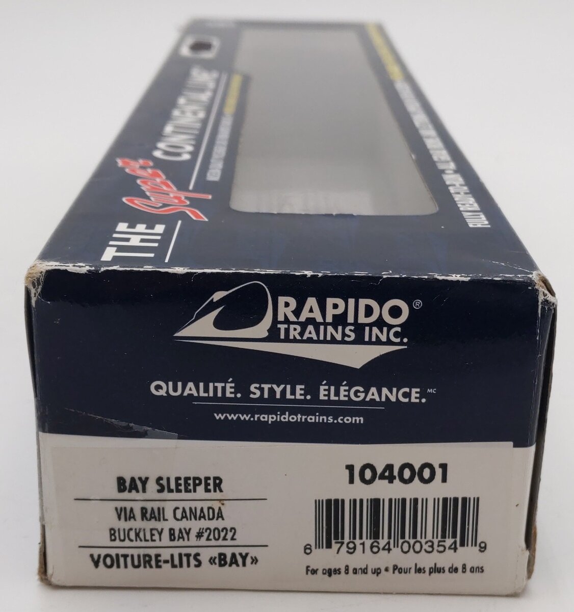 Rapido Trains 104001 HO VIA Rail Canada "Buckley Bay" 10-5 Sleeper EX/Box