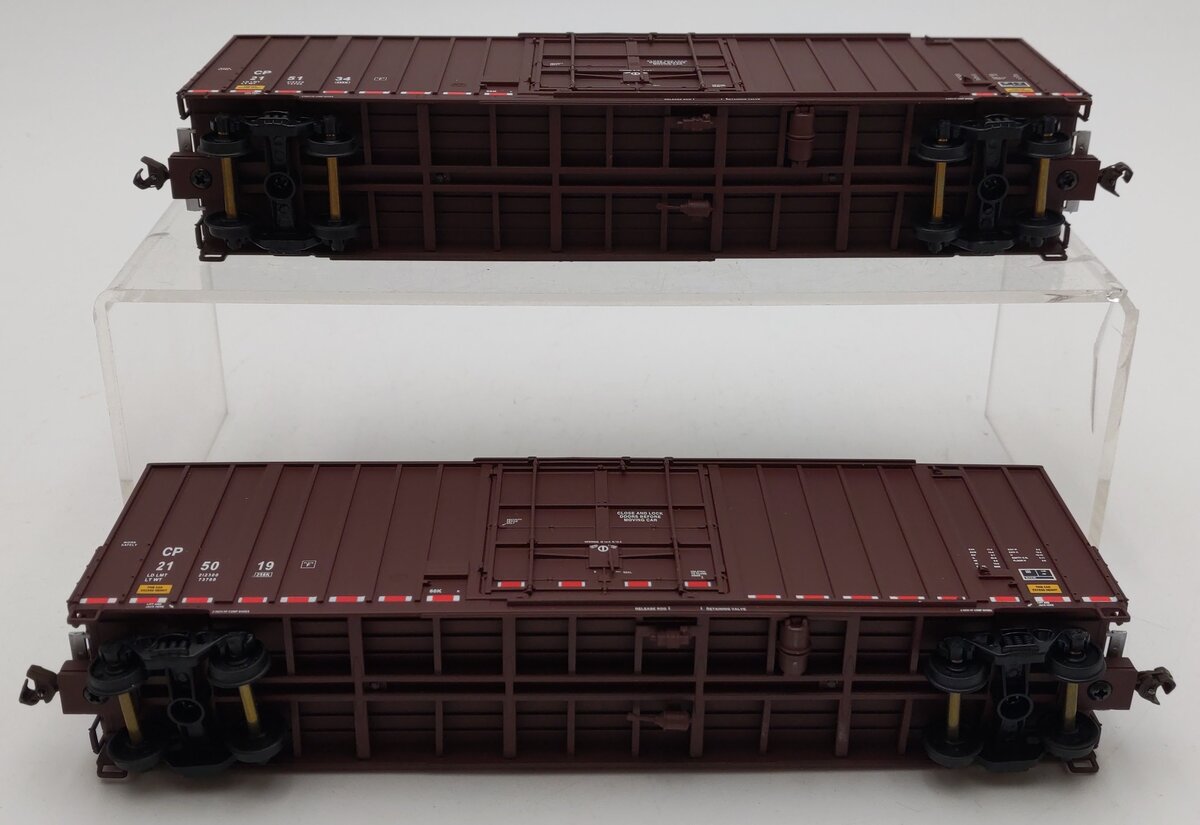 Walthers 932-27107 HO CP Gunderson 50' Hi-Cube Paper Box Car (Pack of 2) VG/Box