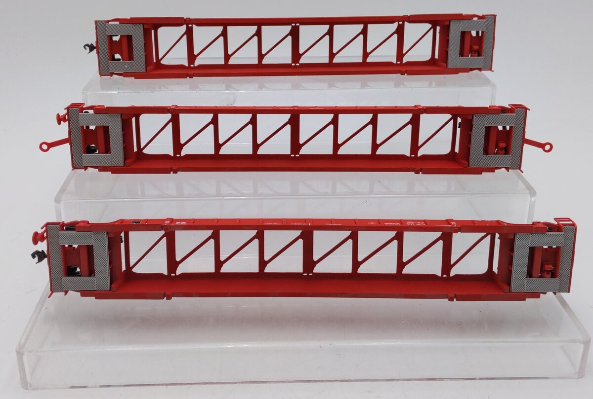Walthers 932-3944 HO Canadian Pacific NSC 3-Unit 53' Well Car (Set of 3) VG/Box