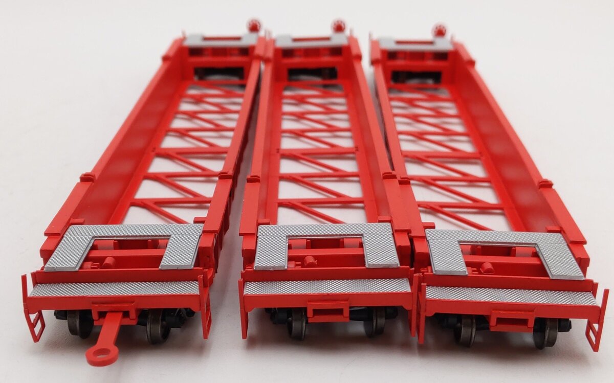 Walthers 932-3947 HO Scale Canadian Pacific NSC 53' Well Cars (Set of 3) VG/Box