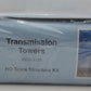 Walthers 933-3121 HO Scale Transmission Towers Structure Kit MT/Box