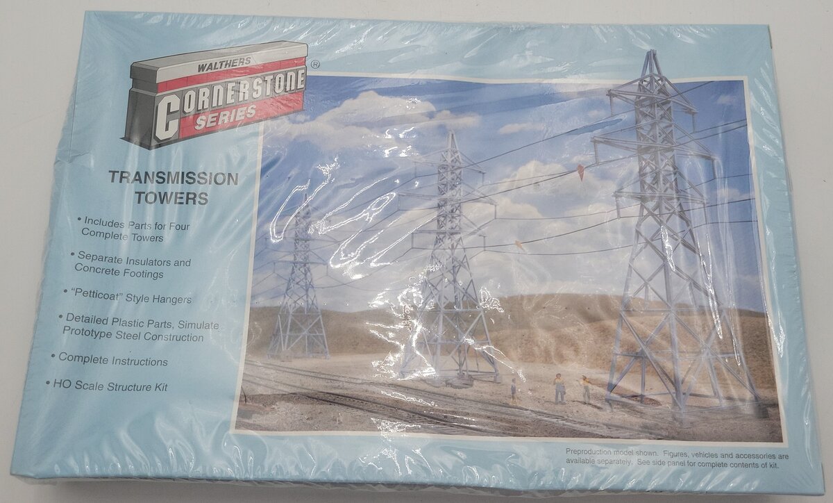 Walthers 933-3121 HO Scale Transmission Towers Structure Kit MT/Box