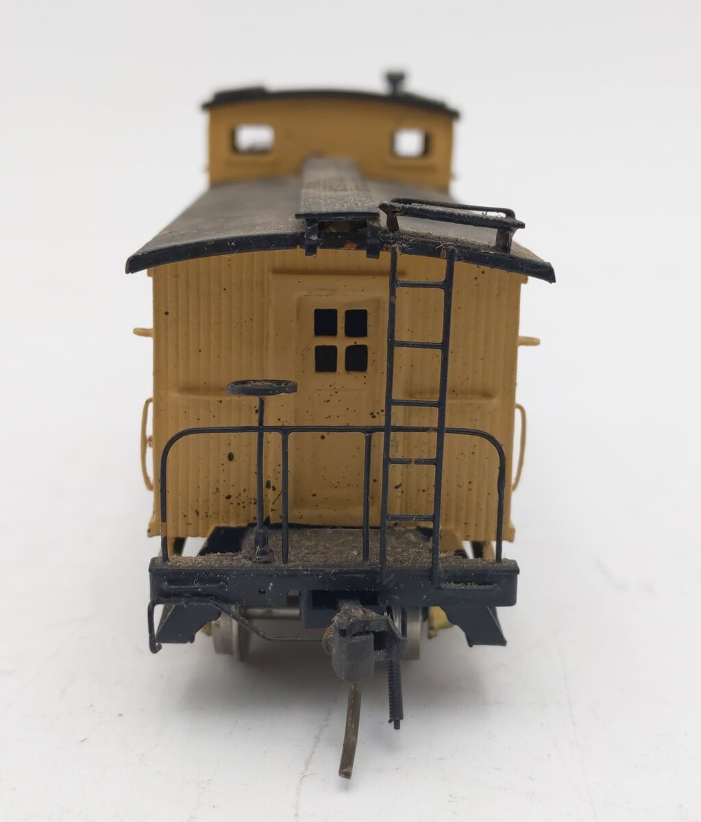 PFM HO Scale BRASS Wood Caboose - Custom Painted