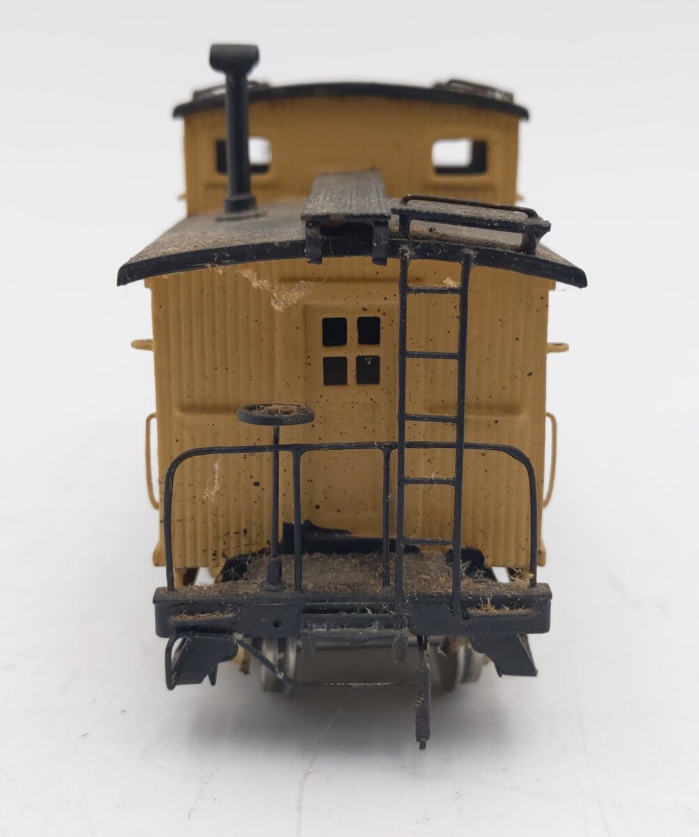 PFM HO Scale BRASS Wood Caboose - Custom Painted