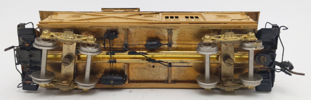 PFM HO Scale BRASS Wood Caboose - Custom Painted