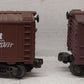 K-Line O Gauge Assorted Santa Fe Classic Map Cars:  K-64231, K-64233 [2] EX/Box