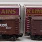 K-Line O Gauge Assorted Santa Fe Classic Map Cars:  K-64231, K-64233 [2] EX/Box