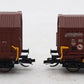 Kuehn-Modell 51340A HO Scale Deutsche Bahn AG Covered Wagons (Set of 2) LN/Box