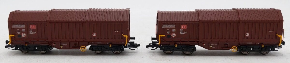 Kuehn-Modell 51340A HO Scale Deutsche Bahn AG Covered Wagons (Set of 2) LN/Box