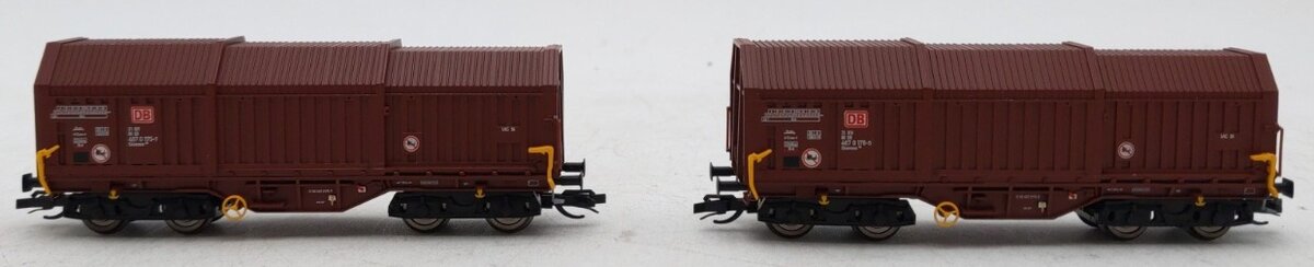 Kuehn-Modell 51340A HO Scale Deutsche Bahn AG Covered Wagons (Set of 2) LN/Box