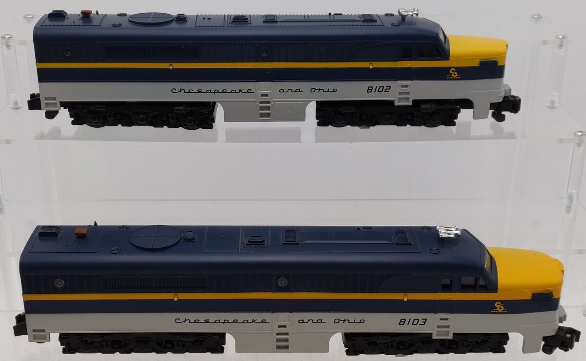 American Flyer 6-48102 S Gauge Chesapeake & Ohio PA-1 Diesel Locomotive Set EX/Box