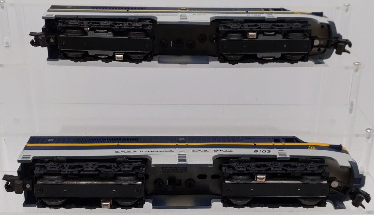 American Flyer 6-48102 S Gauge Chesapeake & Ohio PA-1 Diesel Locomotive Set EX/Box