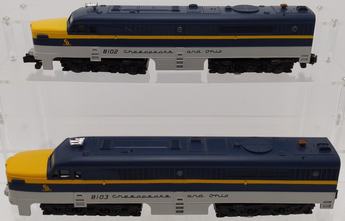 American Flyer 6-48102 S Gauge Chesapeake & Ohio PA-1 Diesel Locomotive Set EX/Box