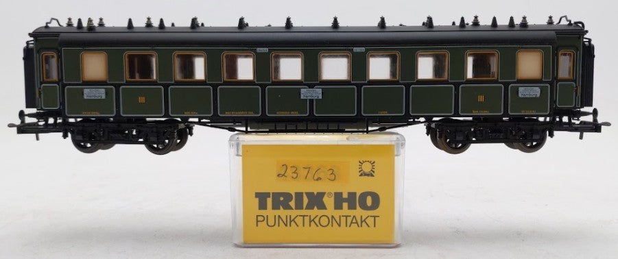 Trix 23763 HO Hamburg International Passenger Car LN/Box