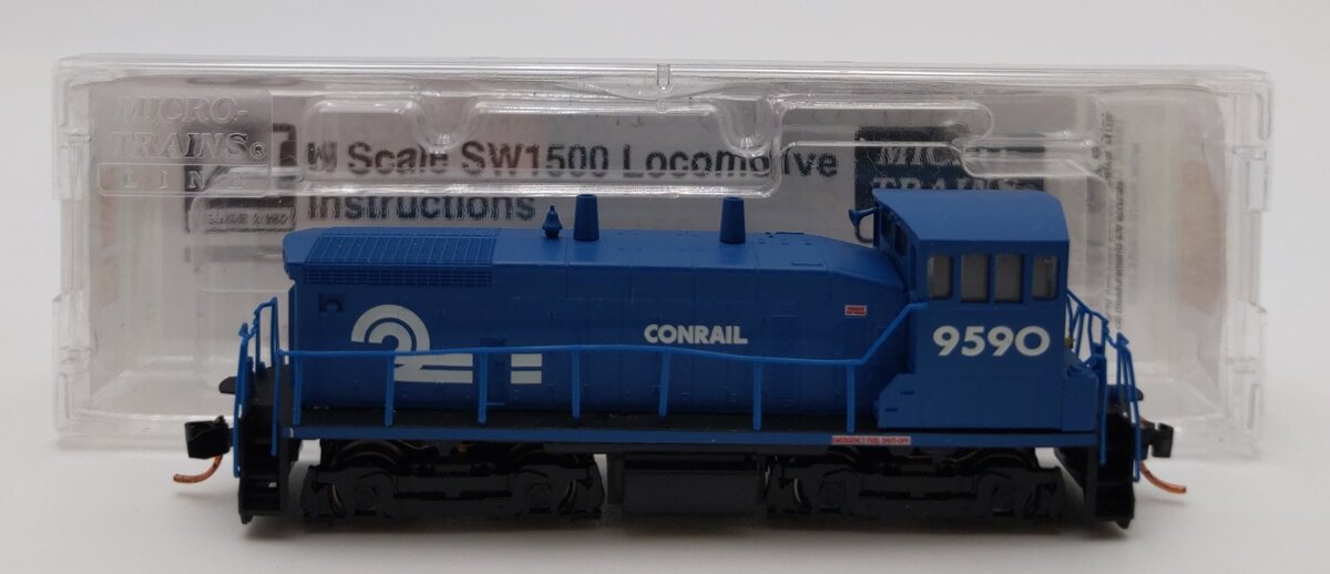 Micro-Trains 98600041 N Conrail EMD SW1500 Diesel Locomotive #9590 EX/Box