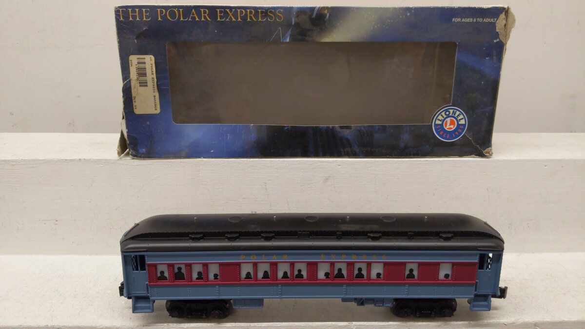 Lionel 6-25135 O Gauge The Polar Express Baggage Car Add-On EX/Box