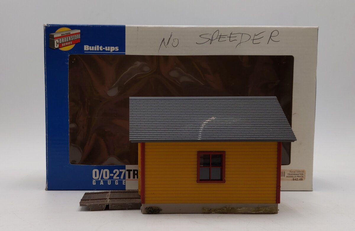 Walthers 933-2701 O / O27 Scale Built-Up Speeder Shed/Box