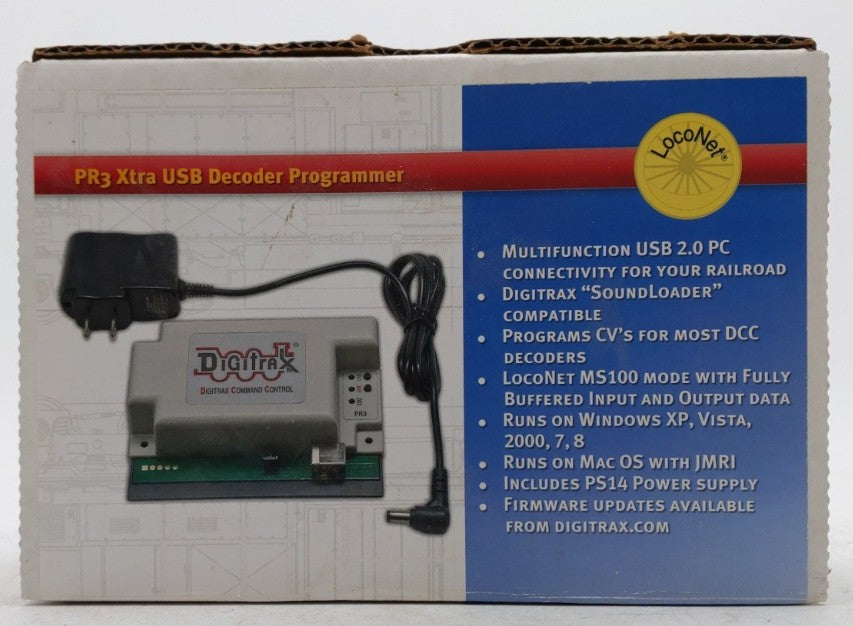 Digitrax PR3 SoundFX USB Decoder Programmer LN/Box
