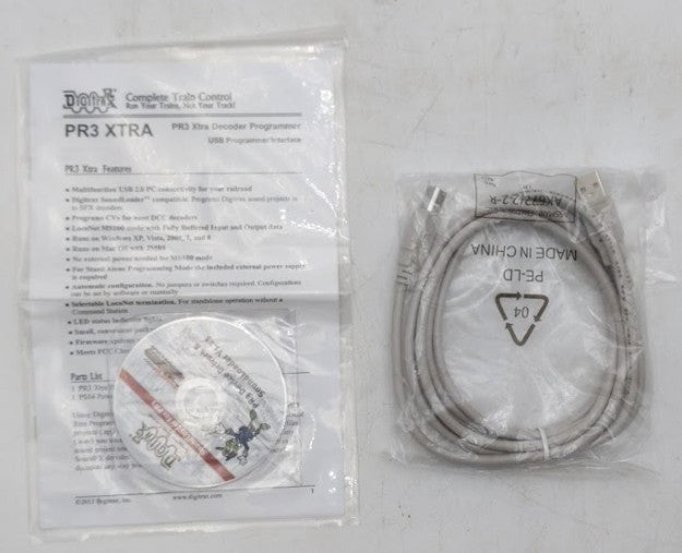 Digitrax PR3 SoundFX USB Decoder Programmer LN/Box