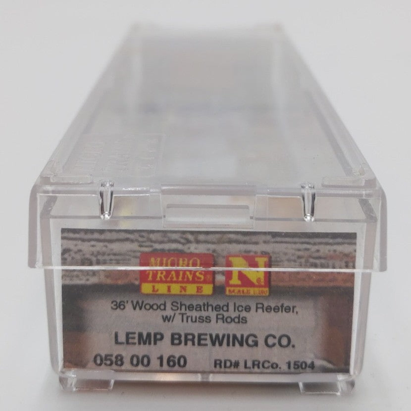 Micro-Trains 05800160 N Lemp Brewing Co 36' Wood Sheathed Reefer #1504 LN/Box