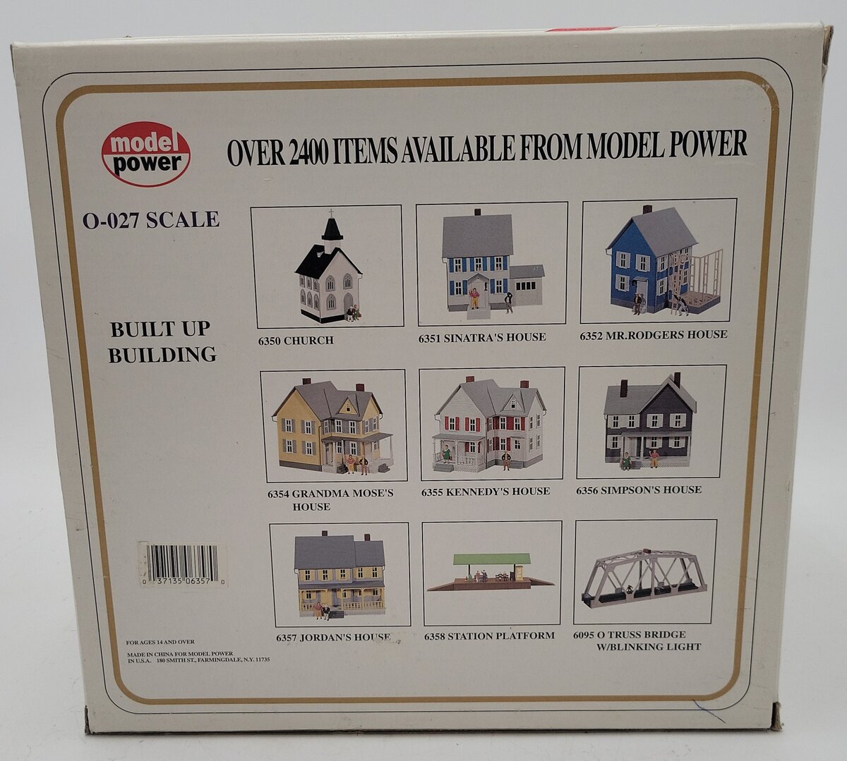 Model Power 6357 O Built-Up Jordan's House EX/Box