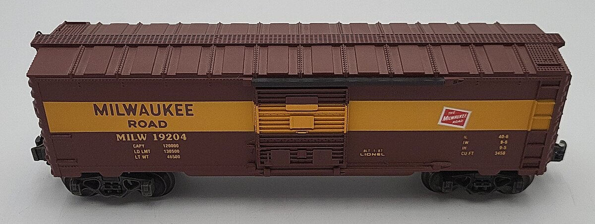 Lionel 6-19204 O Gauge Milwaukee Road Boxcar #19204 EX