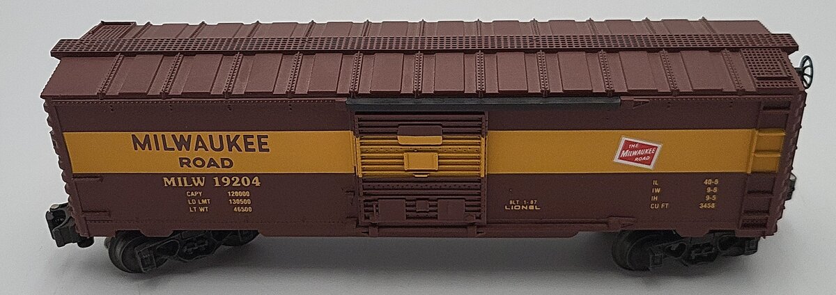 Lionel 6-19204 O Gauge Milwaukee Road Boxcar #19204 EX