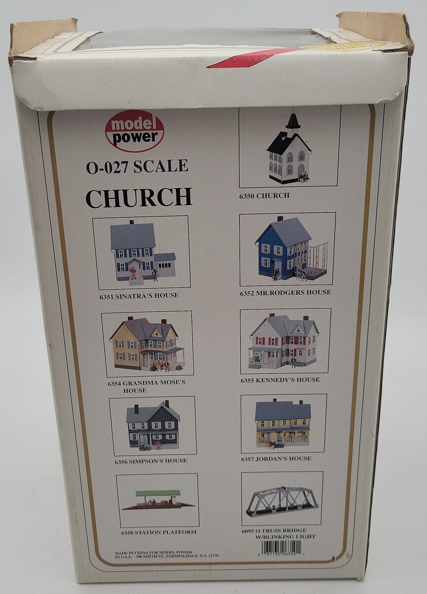 Model Power 6350 O Built-Up Church Building VG/Box