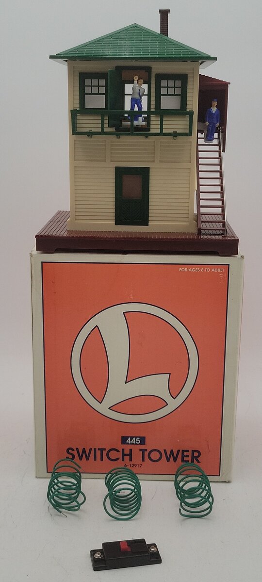 Lionel 6-12917 O Gauge No. 445 Animated Switch Tower EX/Box