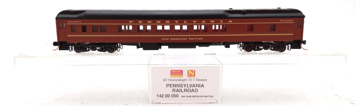 Micro-Trains 14200050 N Pennsylvania 12-1 Heavyweight Sleeper Car w/ Lighting LN/Box