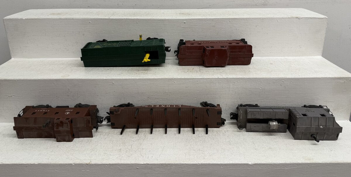 Lionel Vintage O Freight Cars: 2420, 3376, 6417-25, 6457 & 6511 [5] VG