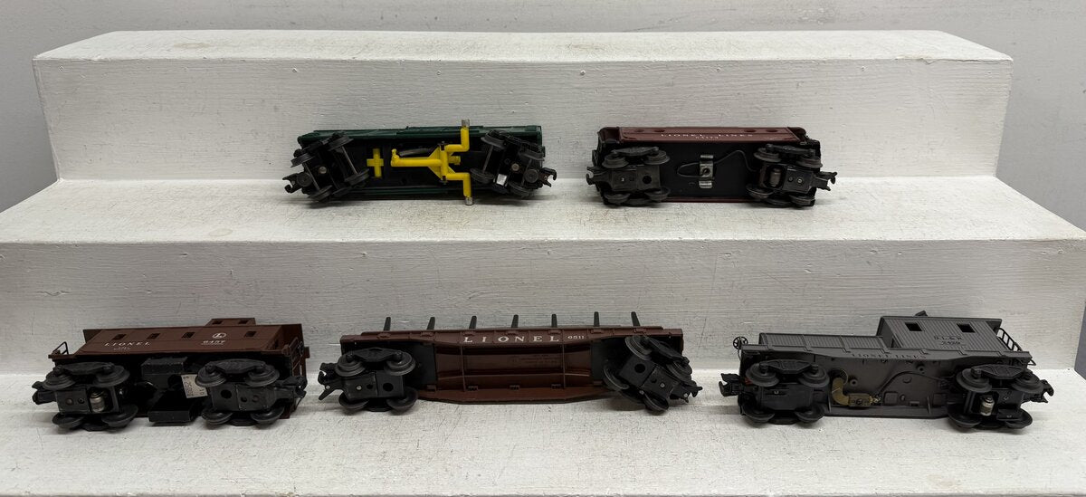 Lionel Vintage O Freight Cars: 2420, 3376, 6417-25, 6457 & 6511 [5] VG