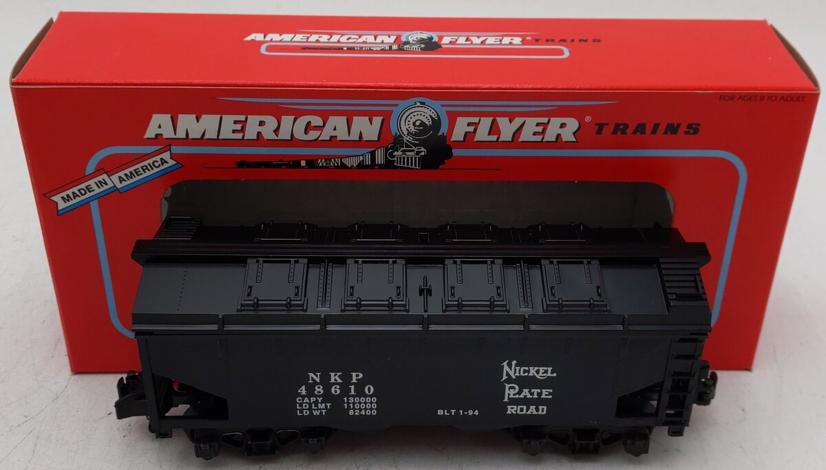 American Flyer 6-48610 S Gauge Nickel Plate Road Covered Hopper EX/Box
