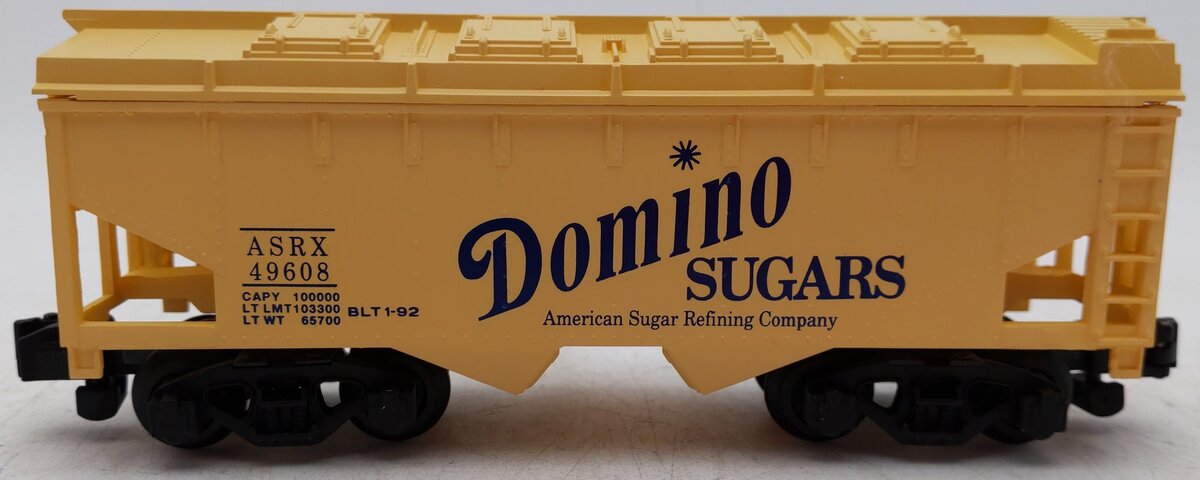 American Flyer 6-49608 S Gauge Domino Sugar Covered Hopper #49608 EX/Box