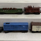 Lionel Vintage O Operating & Freight Cars: 3376, 3662, 6357, 6404 & 6462 [5] VG