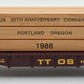 Lionel 6-6582 O Gauge TTOS-1986 Convention Flatcar w/Wood Load LN