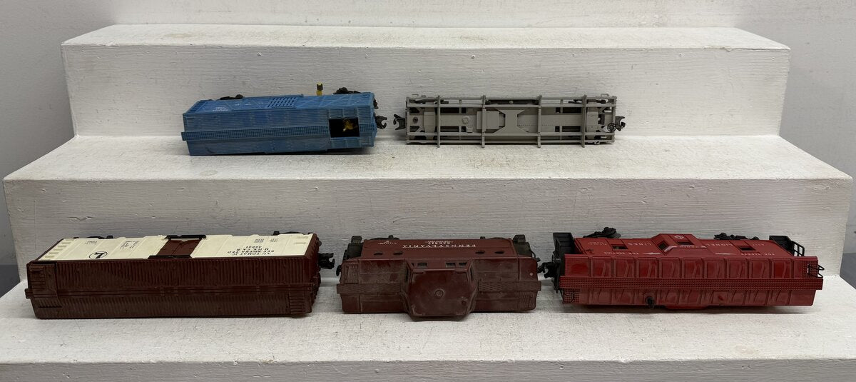 Lionel Vintage O Operating & Freight Cars: 3361, 3386, 3662, 6417 & 6517 [5] VG
