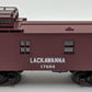 Lionel 6-17604 O Gauge Delaware, Lackawanna & Western Standard Caboose LN/Box