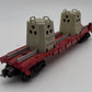 Lionel 6805 Vintage O Radioactive Atomic Disposal Flatcar VG