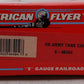 American Flyer 6-48404 S Scale U.S. Army Single Dome Tank Car/Box