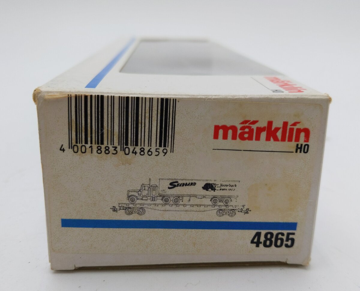 Marklin 4865 Seaboard Flatcar w/Truck LN/Box