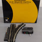 K-Line 6-21398 O Gauge SuperSnap 31" Right Hand Remote Control Switch Turnout VG/Box
