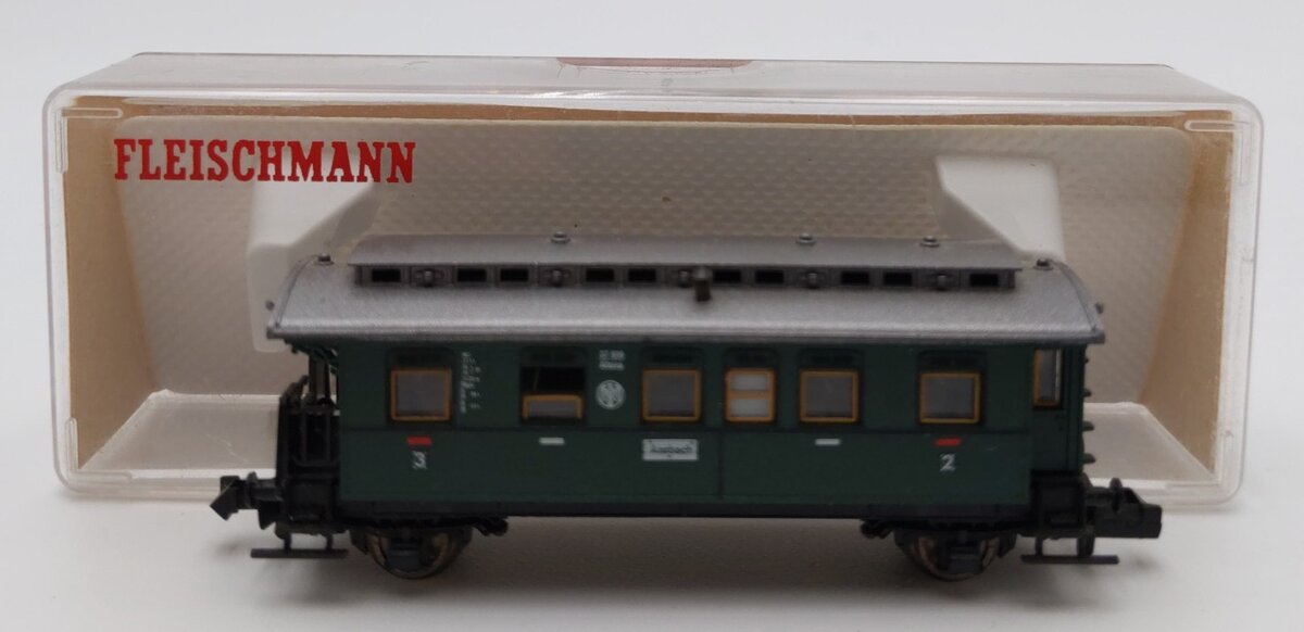 Fleischmann 8066 N Scale Deutsche Reichsbahn 2nd/3rd Class Coach LN/Box